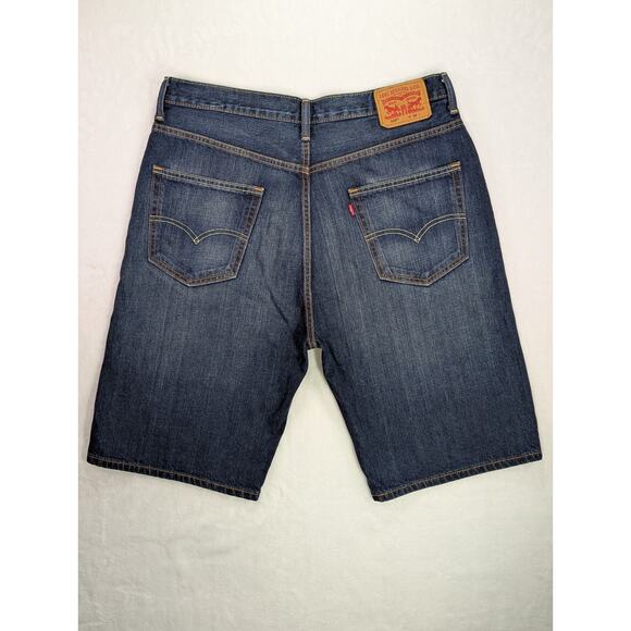 Levi's 569 Loose Straight Denim Shorts 38W 12L (Labeled 36W) 100% Cotton - Picture 9 of 13